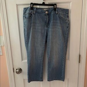 GAP Blue Curvy Low Rise Denim Jeans